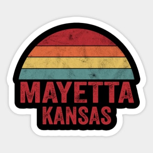 Vintage Mayetta Kansas Sticker